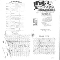 Map of Tampa, 1889