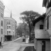 Intersection of Summer and Bank Street in North Adams (c. 1900)